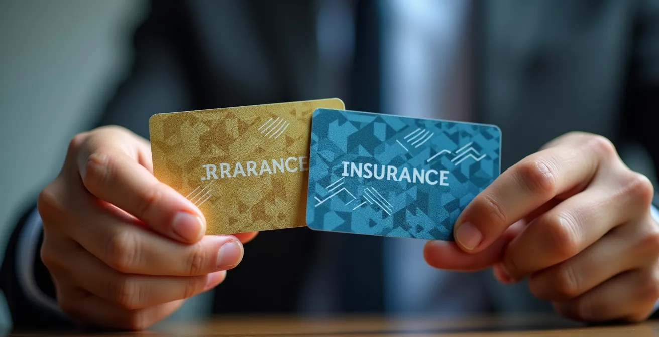 Manos sosteniendo papeles con patrones geométricos comparativos